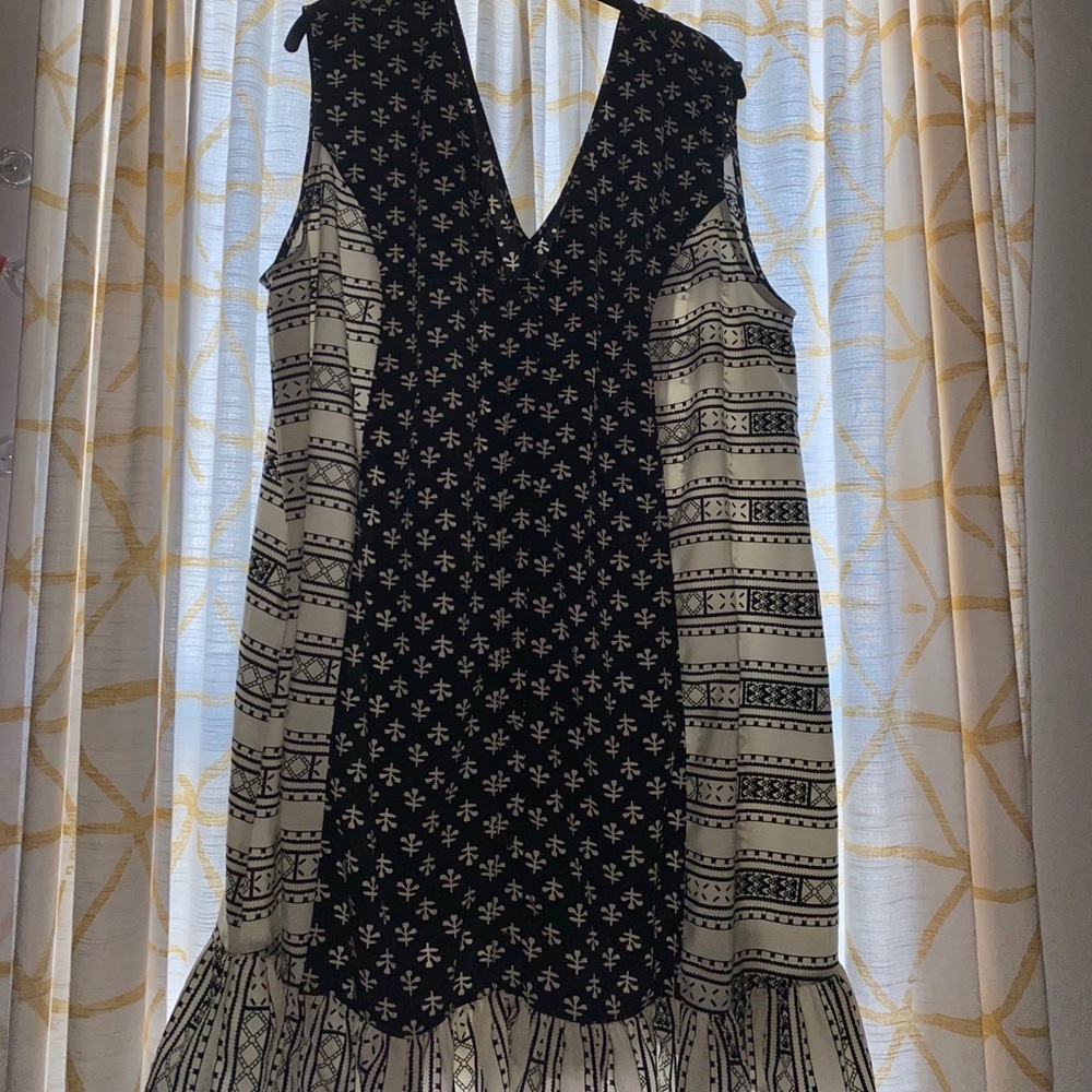 Black & Cream ASOS Swing Dress